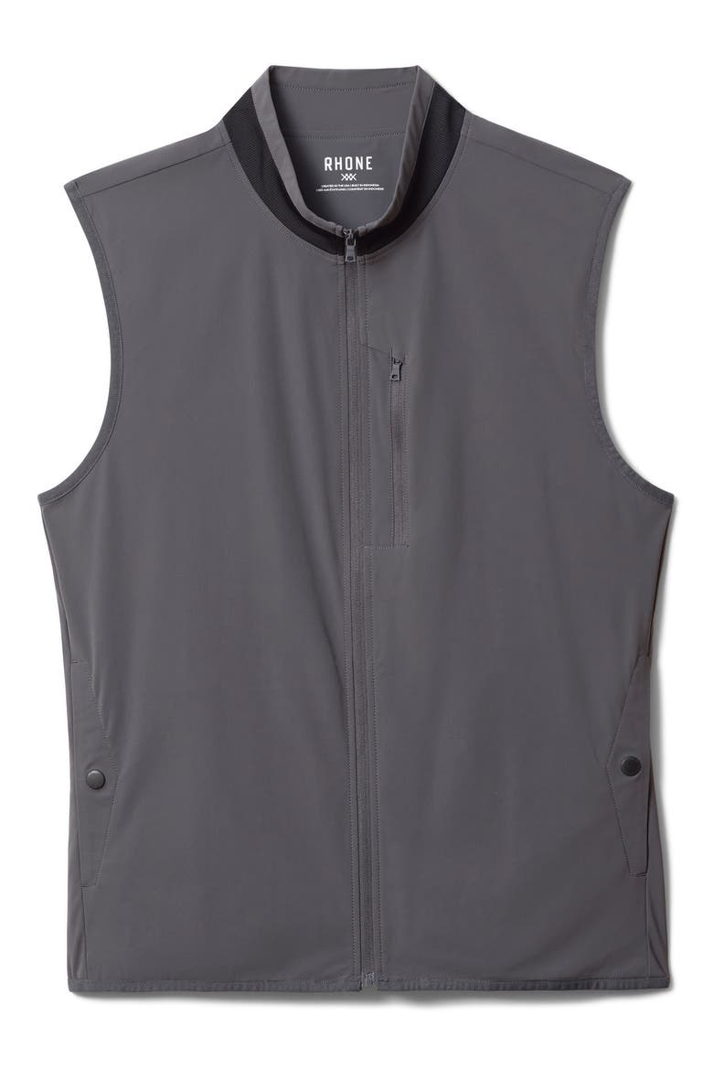 Top Flight Water Resistant Vest, Alternate, color, ASPHALT