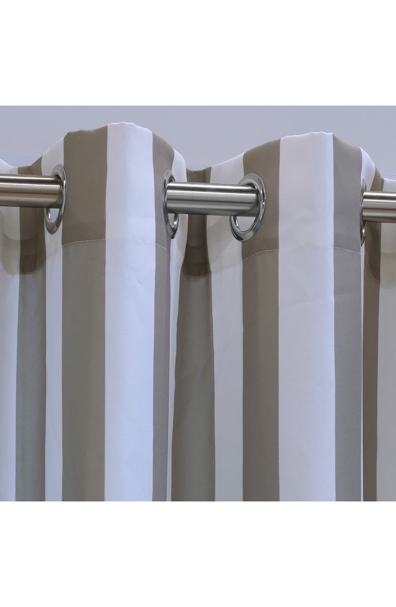 Outdoor Decor by Commonwealth Outdoor Window Panel, Alternate, color, Taupe