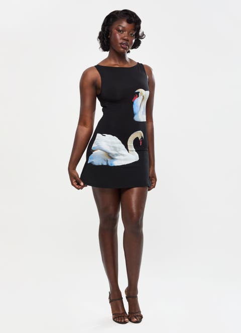 Swan Mini Dress