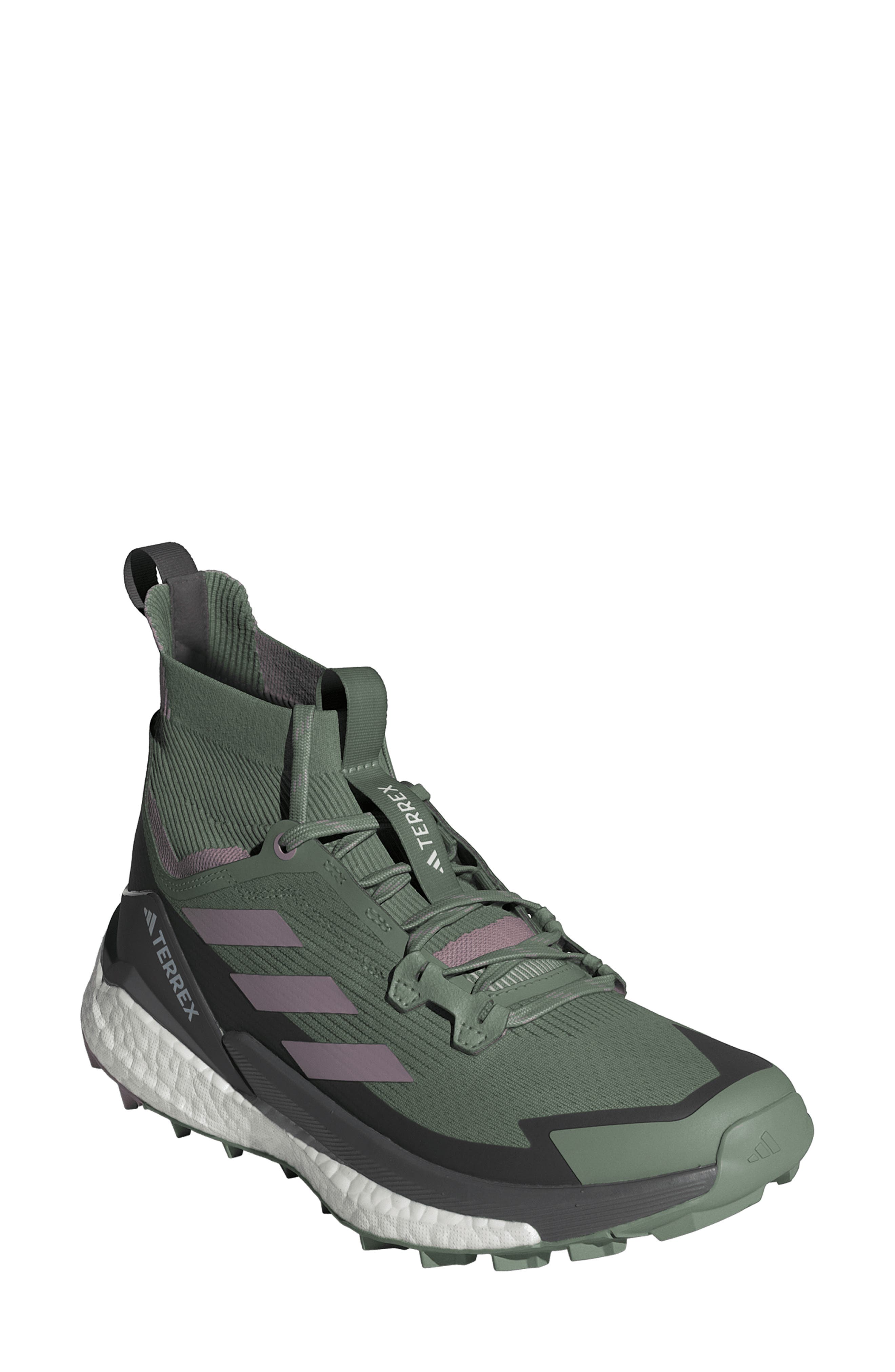 adidas Terrex Free Hiker 2.0 Hiking Shoe, Main, color, Green/ Fig/ Jade