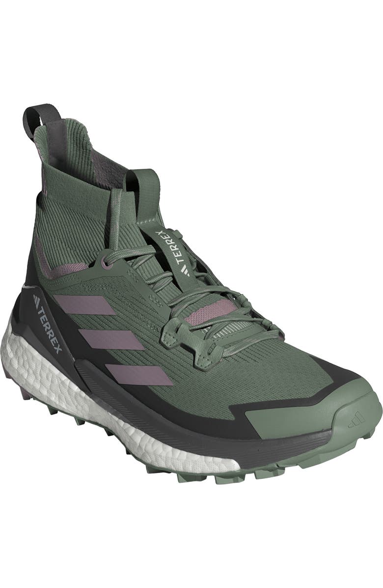 adidas Terrex Free Hiker 2.0 Hiking Shoe, Main, color, Green/ Fig/ Jade