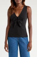 Nation LTD Terri Tie Front Cotton Tank