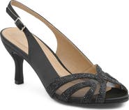 Adrienne Vittadini Ernah Faux Leather Slingback Sandal