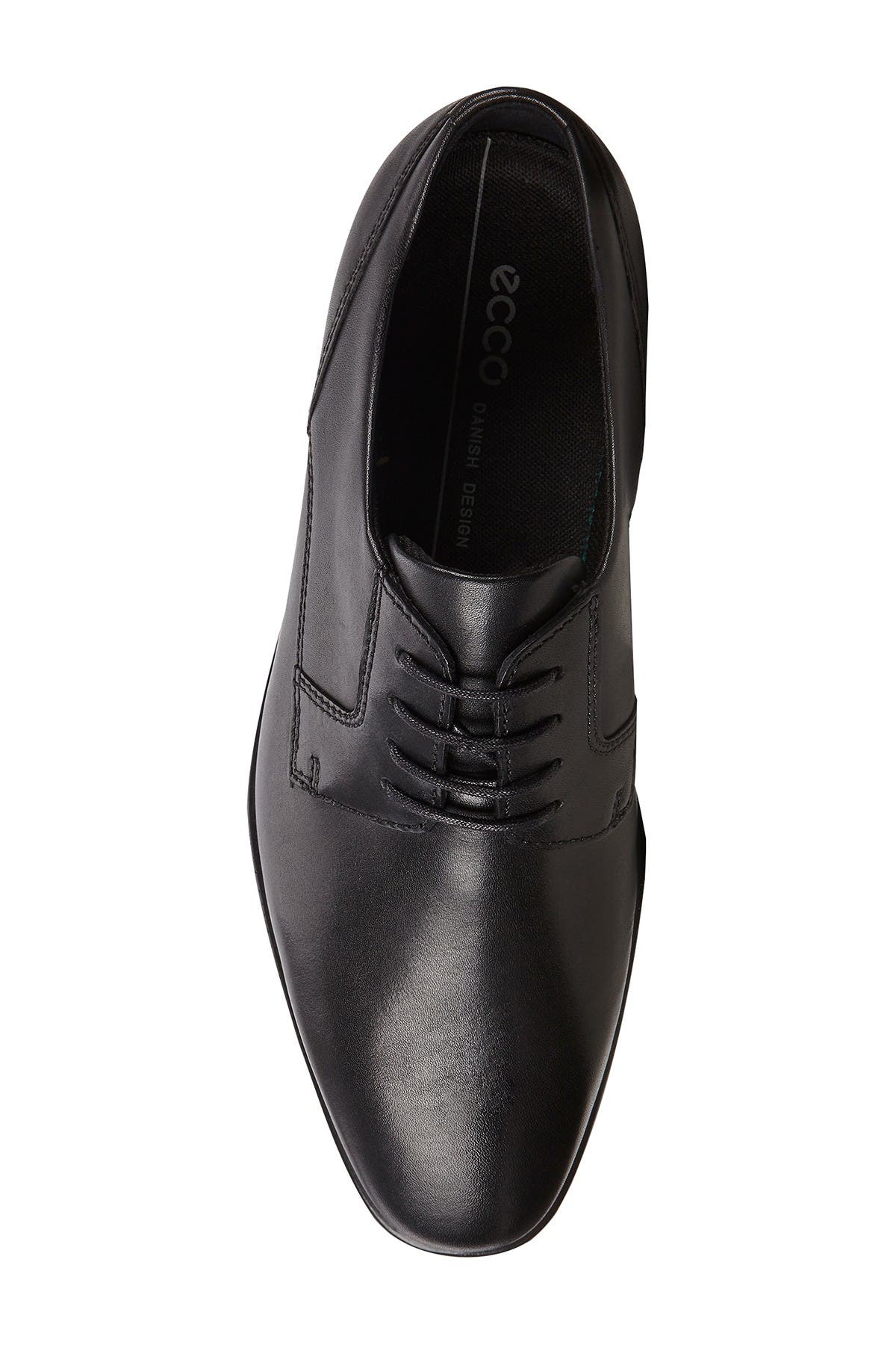 ECCO Queenstown Plain Toe Derby, Alternate, color, Black