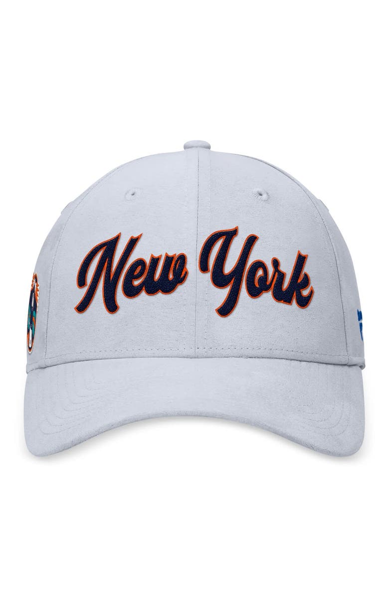 FANATICS Men's Fanatics Gray New York Islanders Heritage Adjustable Hat, Alternate, color, Gray