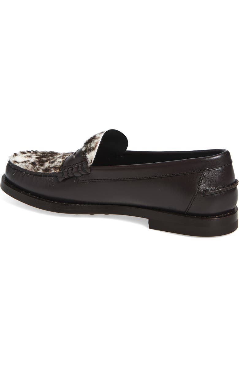 Tod's Mixed Media Loafer, Alternate, color, Palissandro