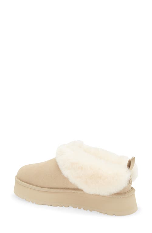 Ugg(r) Tazzelle Genuine Shearling Collar Slipper In Yellow
