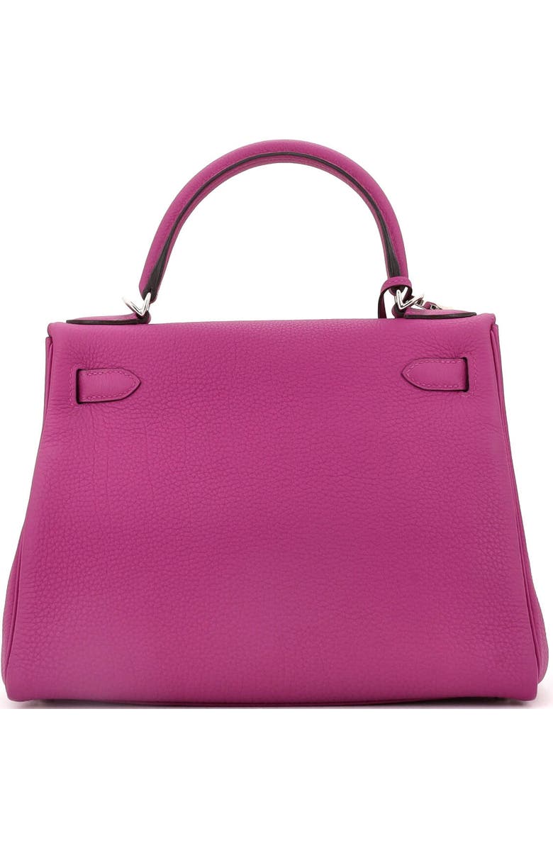 Pre-Owned Hermes Kelly Handbag Pink Togo with Palladium Hardware 28, Alternate, color, Rose Pourpre