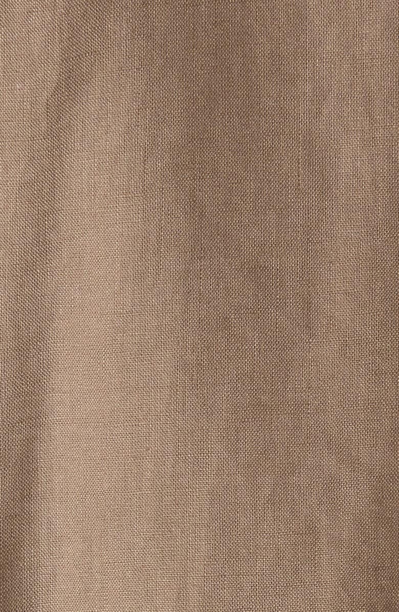 Eileen Fisher Stand Collar Linen Jacket, Alternate, color, Walnut