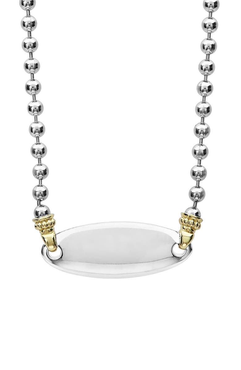 LAGOS Beloved Oval Plate Chain Necklace, Alternate, color,