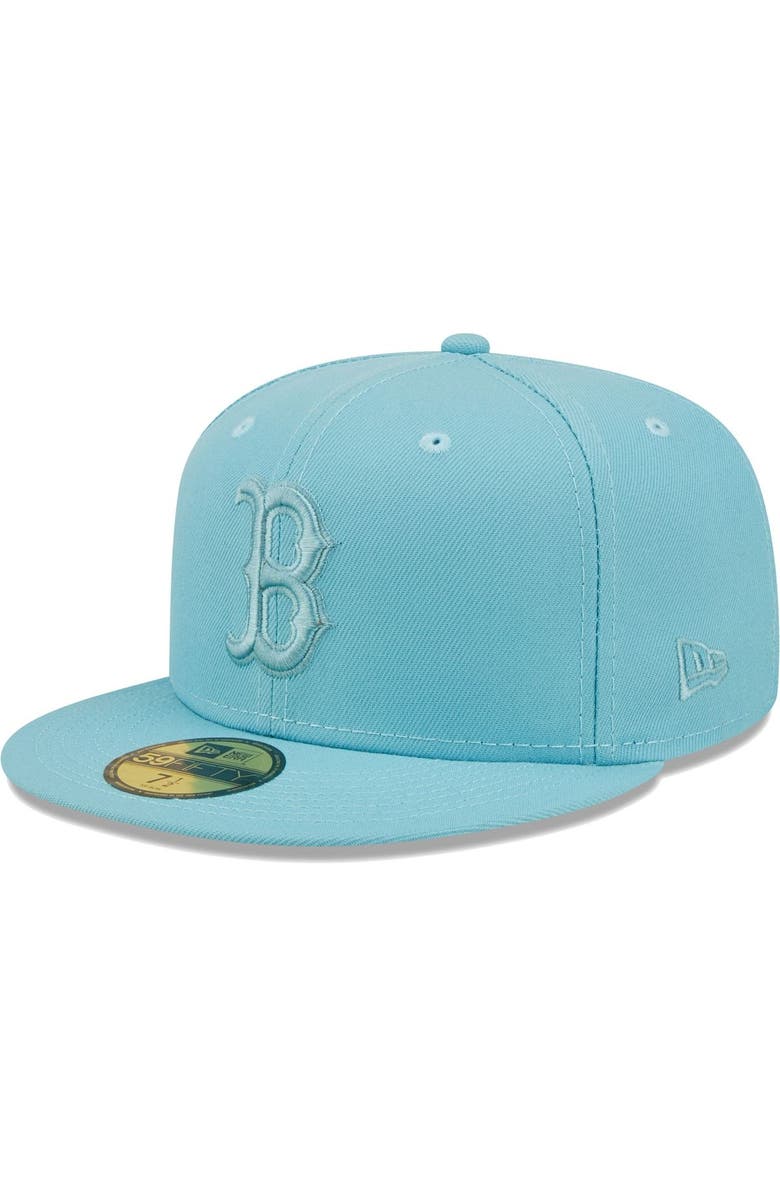 New Era Men's New Era Light Blue Boston Red Sox Color Pack 59FIFTY Fitted Hat, Main, color,
