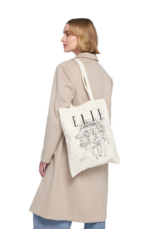 Elle Graphic Tote Totes Bag