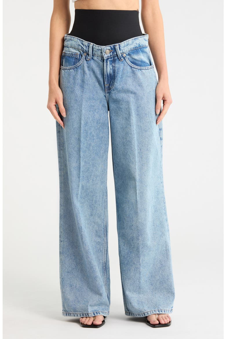 Wide Leg Solution Denim Pants, Alternate, color, INDIGO739