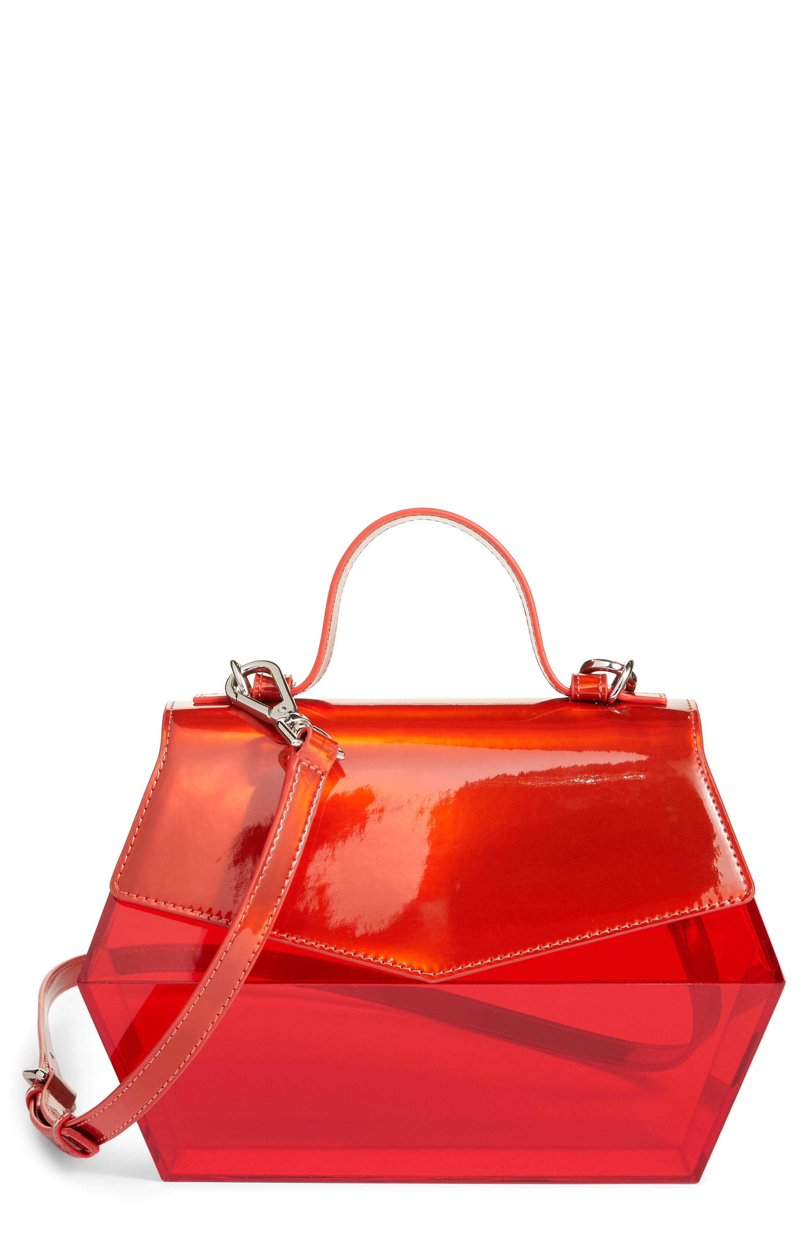 Halogen<sup>®</sup> x Atlantic-Pacific Transparent Crossbody Bag, Main, color, 