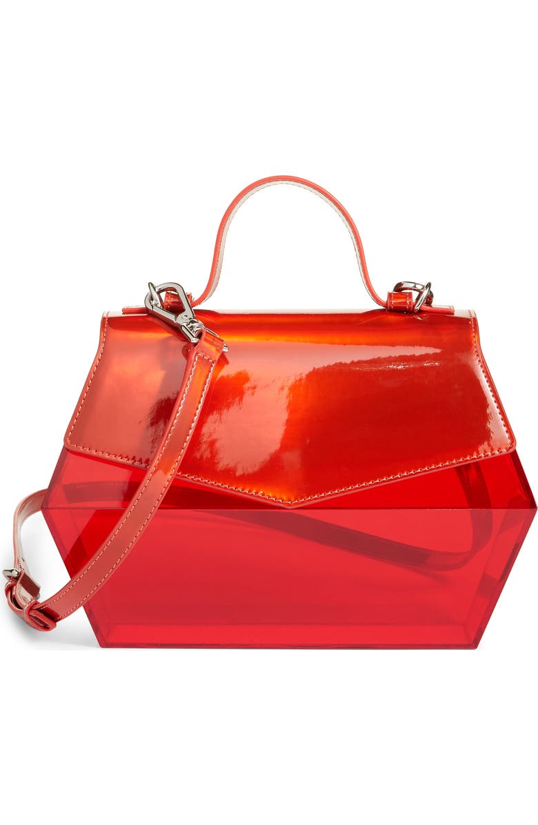 Halogen<sup>®</sup> x Atlantic-Pacific Transparent Crossbody Bag, Main, color,