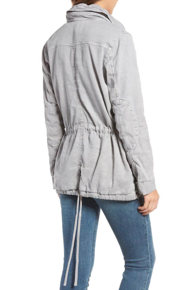 James Perse Stretch Twill Utility Jacket, Alternate, color,