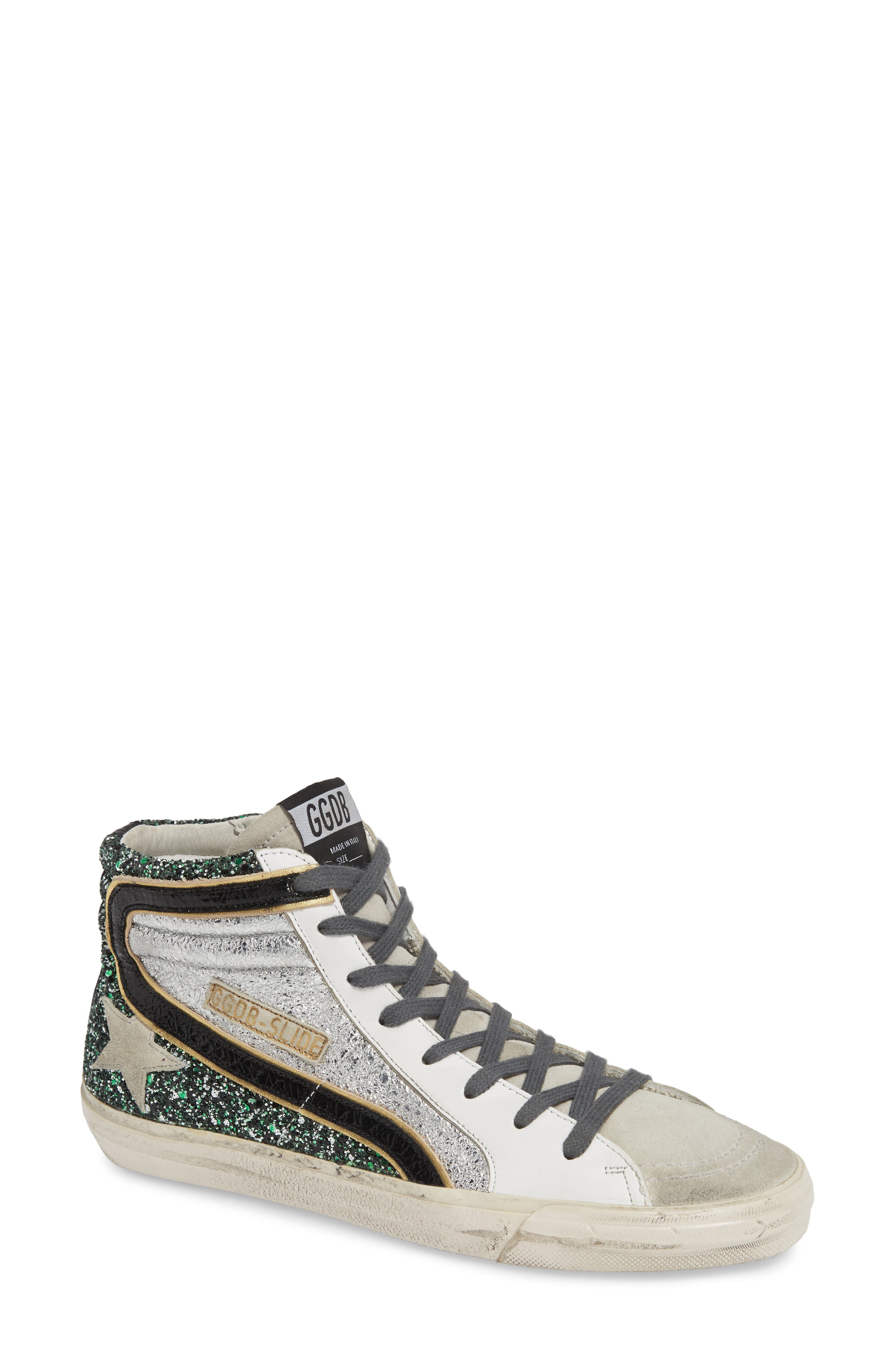 Golden Goose Slide High Top Sneaker, Main, color, 