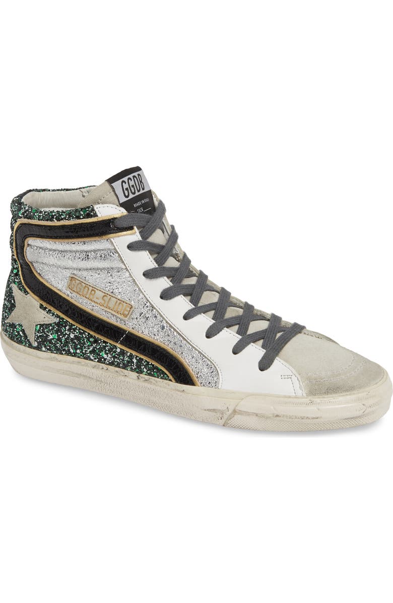 Golden Goose Slide High Top Sneaker, Main, color,