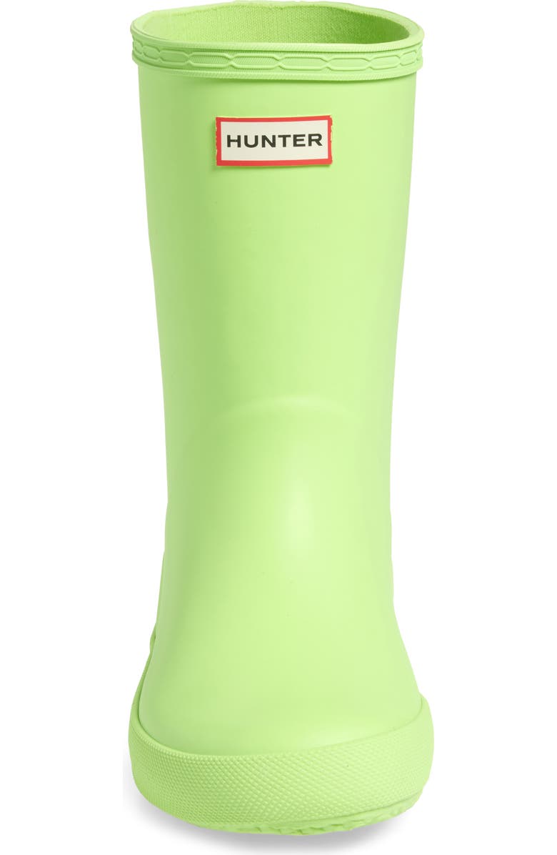 Hunter Kids' First Classic Rain Boot, Alternate, color, Green13-0535
