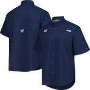 Columbia Men's Columbia Navy Houston Astros Tamiami Omni-Shade Button-Down Shirt
