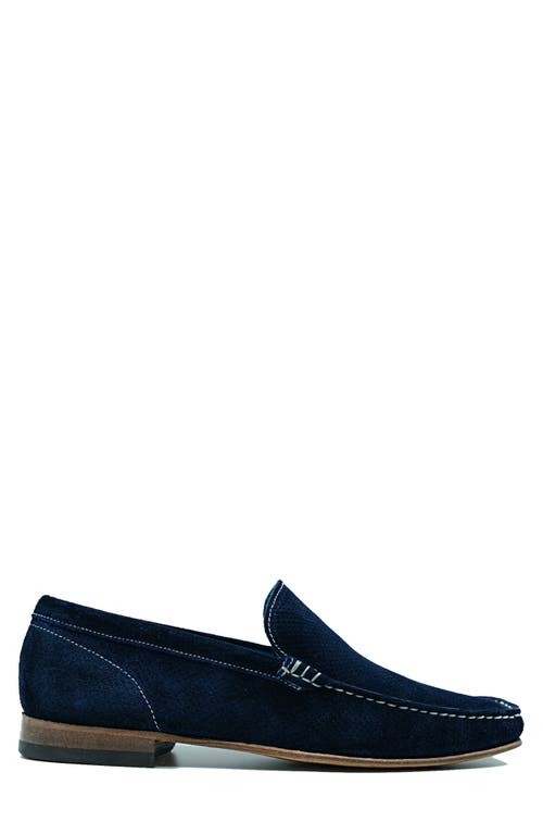 Belvedere Diego Perforated Driver In Blue