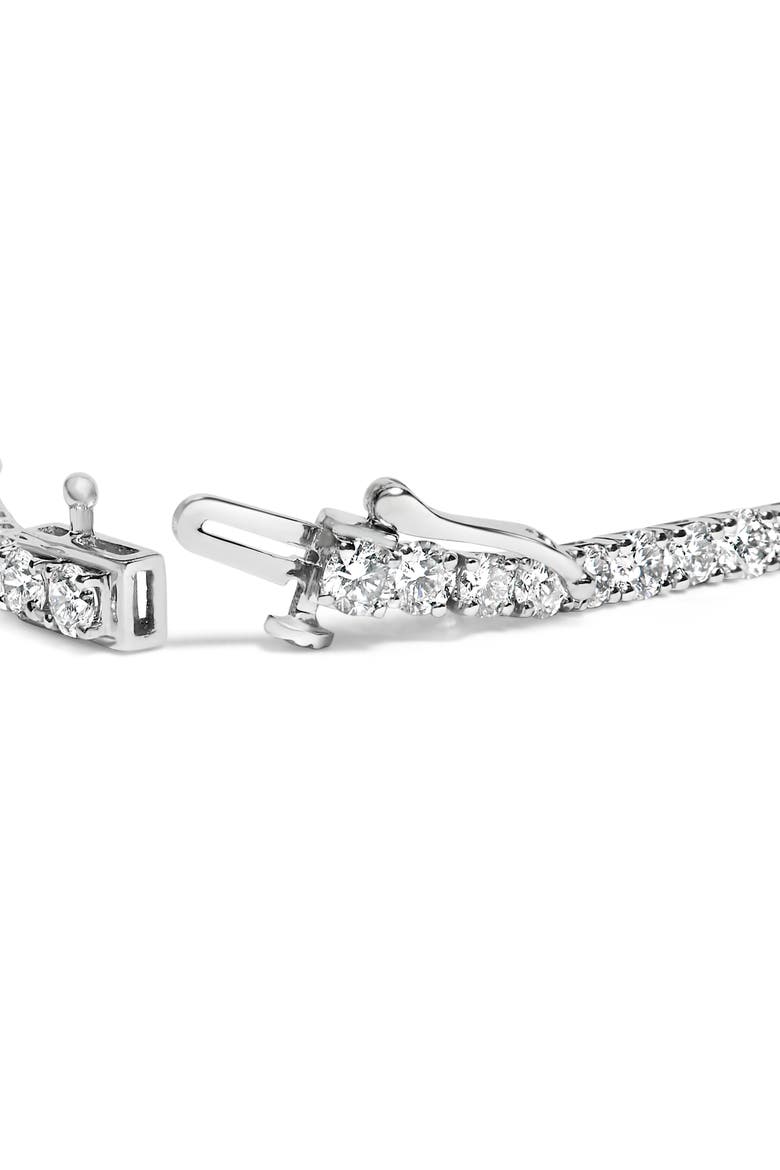 14K White Gold 6.00 Cttw Lab Grown Diamond Classic Tennis Bracelet  - 7.25", Alternate, color, White