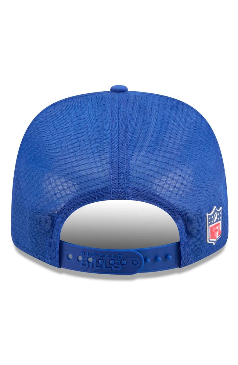 New Era Men's New Era Royal Buffalo Bills 2025 Sideline 9SEVENTY Trucker Adjustable Hat, Alternate, color, Royal