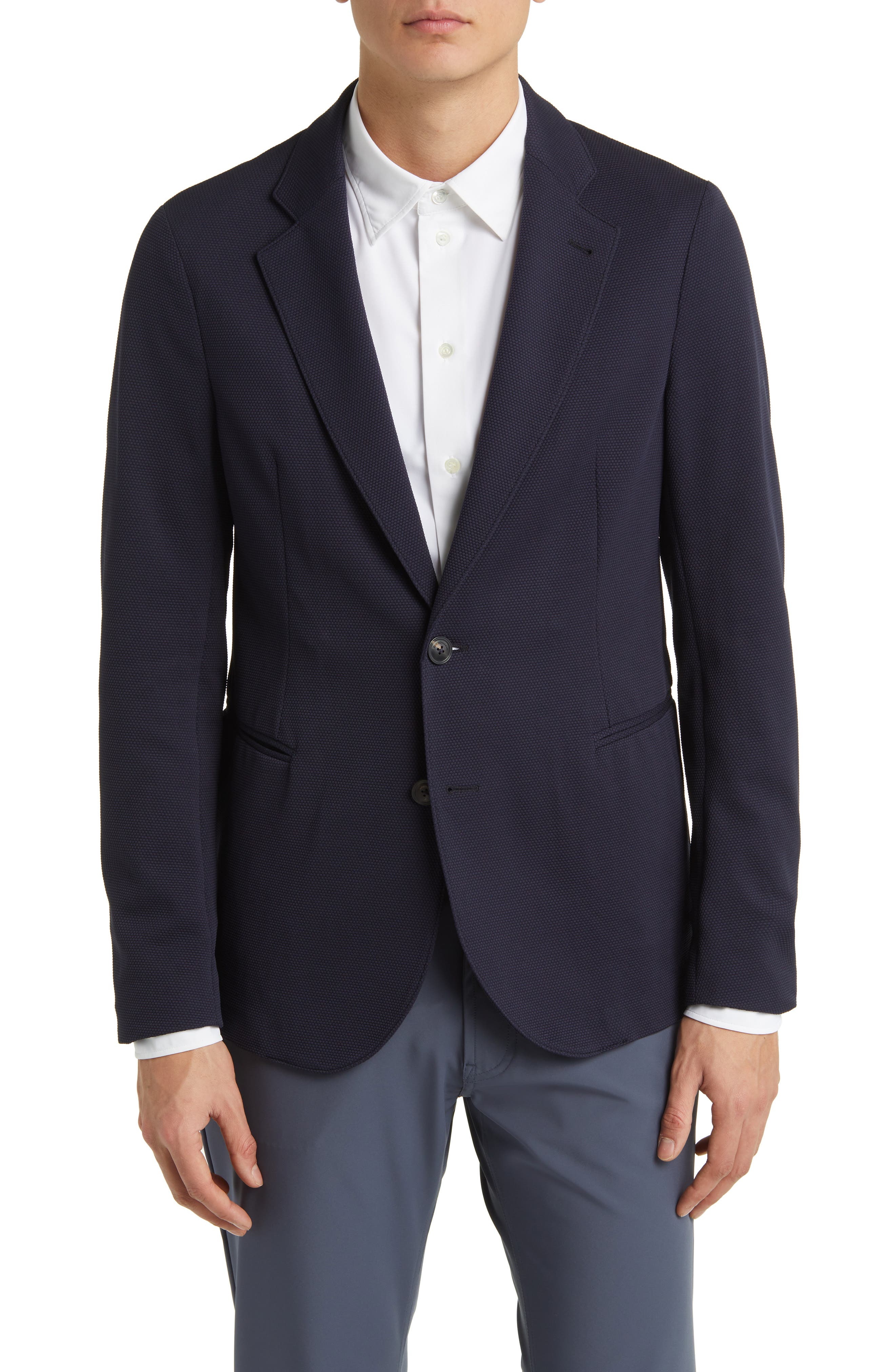 Emporio Armani Rice Stitch Sport Coat