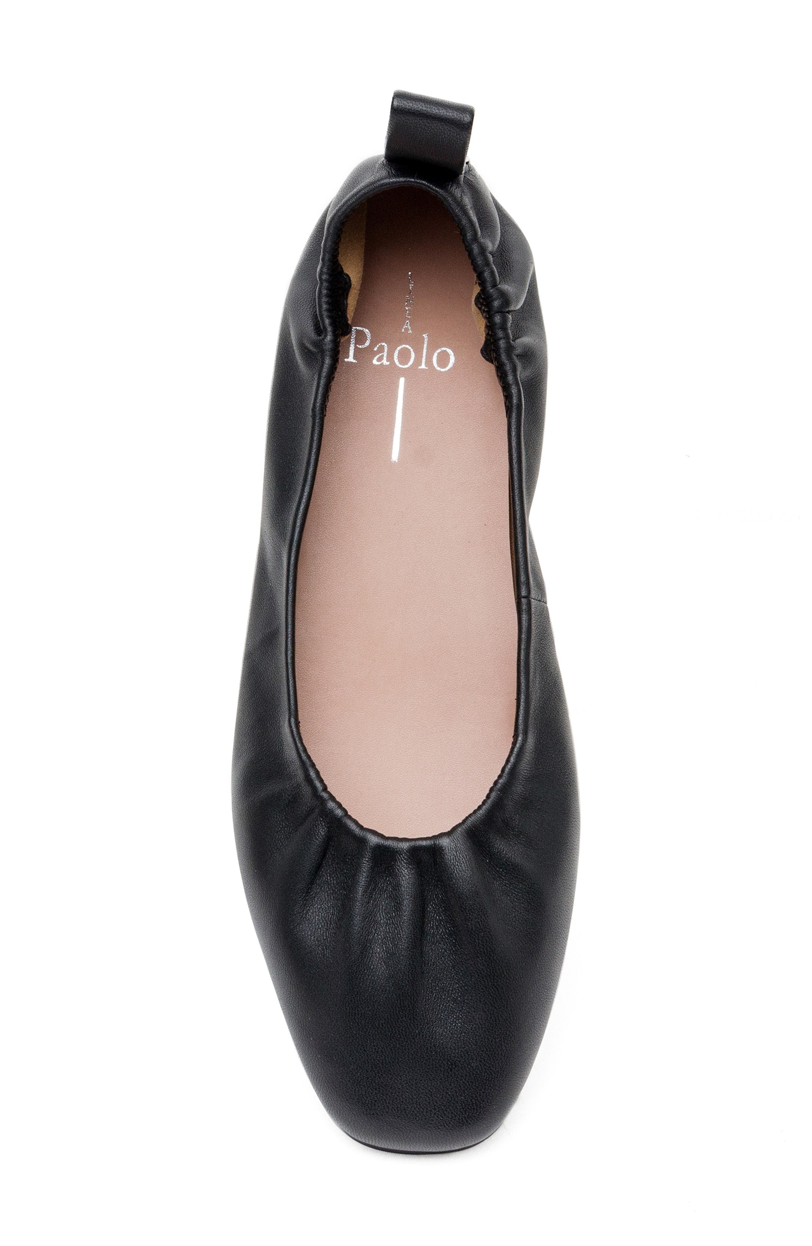Linea Paolo Newry Ballet Flat, Alternate, color, Blk Nappa