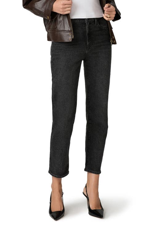 Reece High Waist Slim Straight Leg Jeans