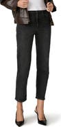 PAIGE Reece High Waist Slim Straight Leg Jeans