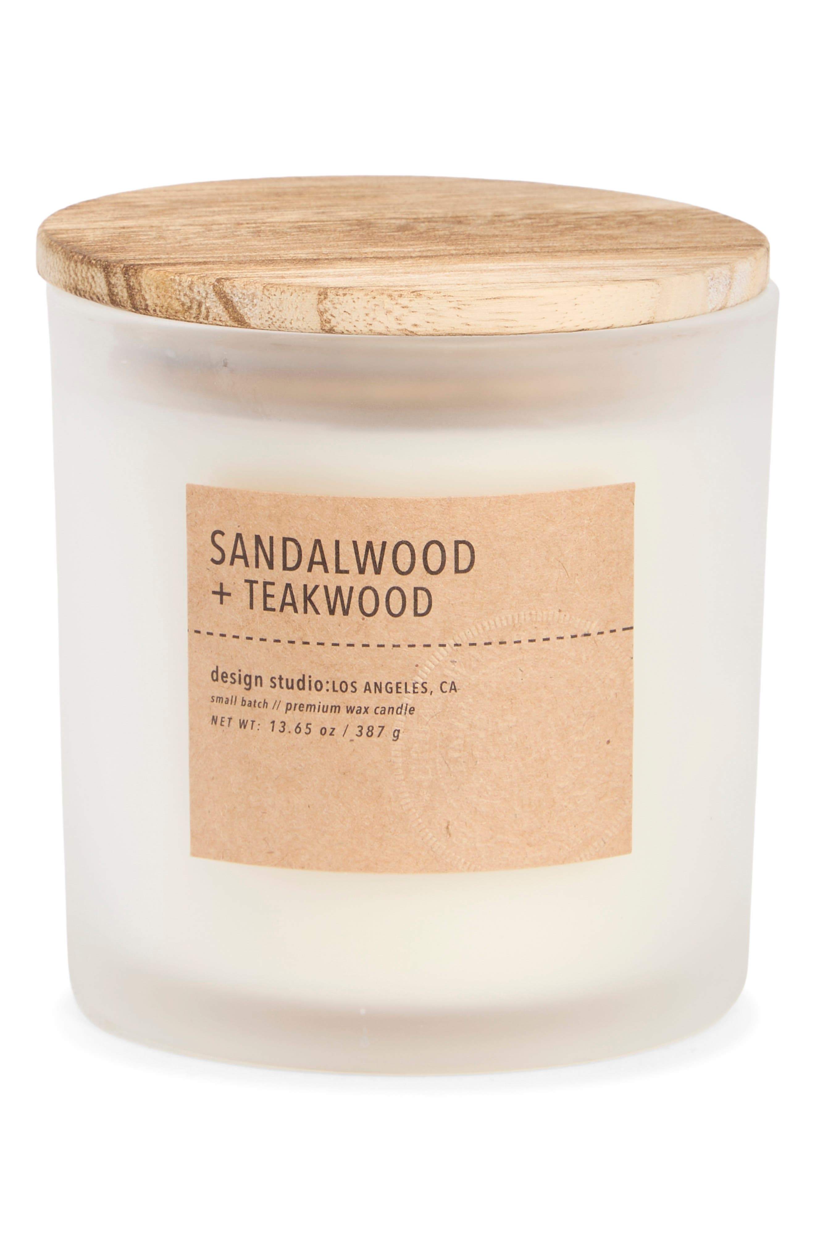 PORTOFINO CANDLES Sandalwood & Teakwood Jar Candle