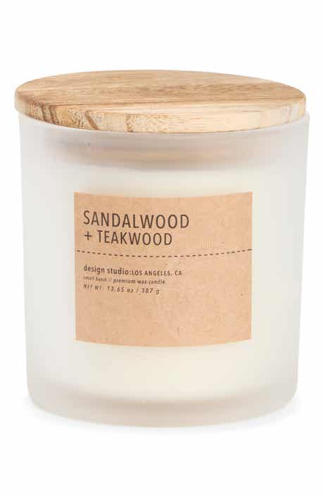 PORTOFINO CANDLES Sandalwood & Teakwood Jar Candle
