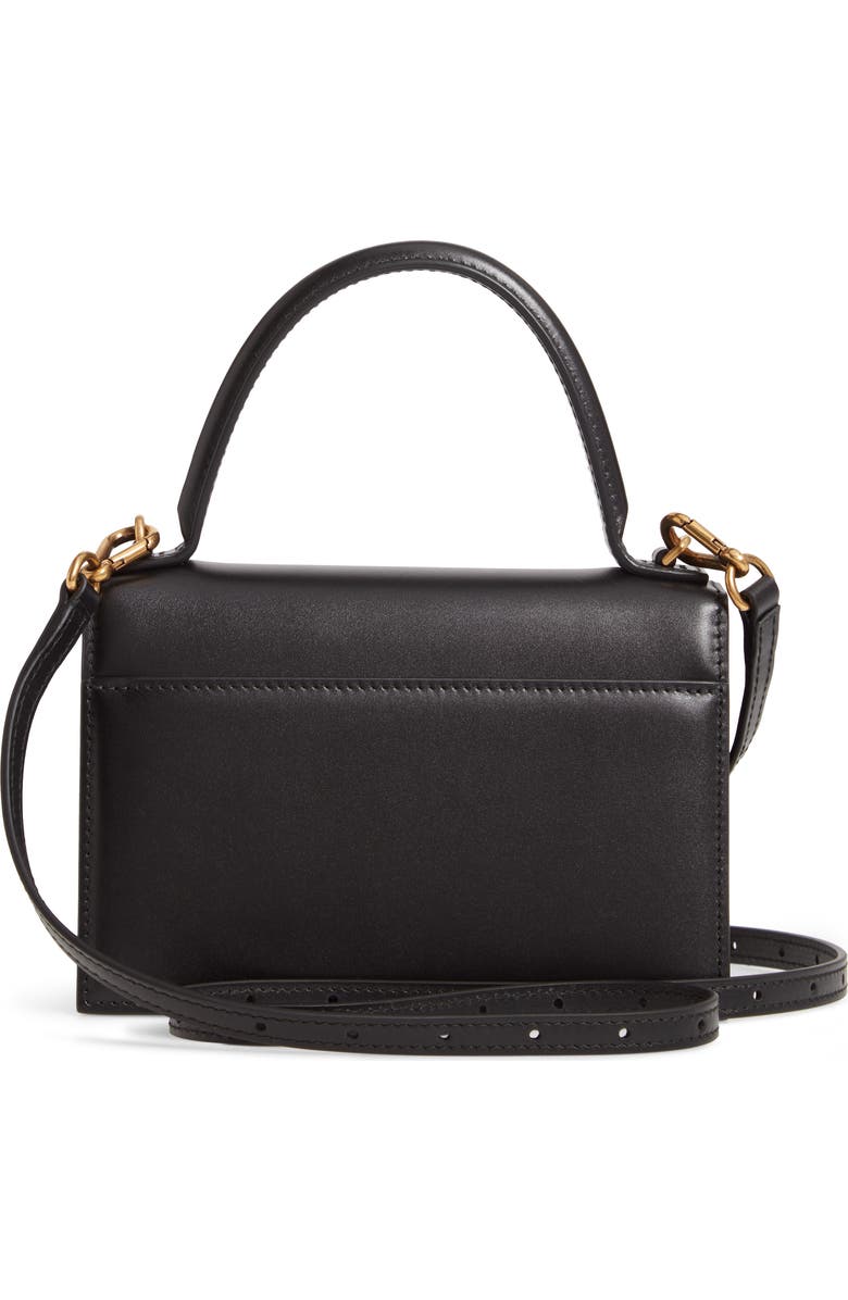 Balenciaga Extra Small Sharp Top Handle Leather Satchel, Alternate, color,