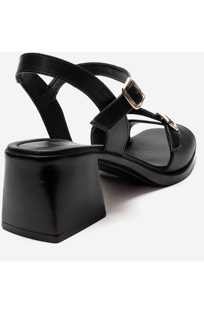 Forever & Always Shoes Yolen Leather Block Heel Sandal, Alternate, color,