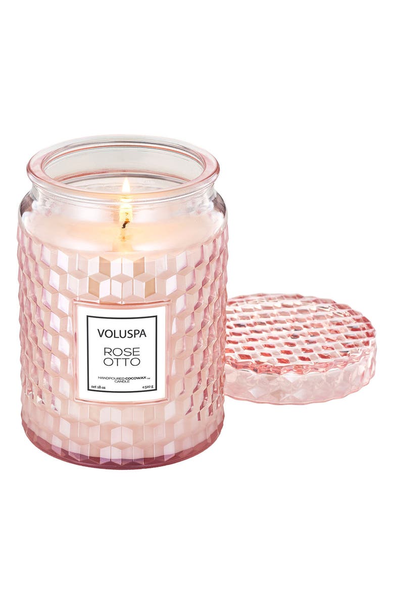 Voluspa Rose Otto Large Jar Candle, Alternate, color, 