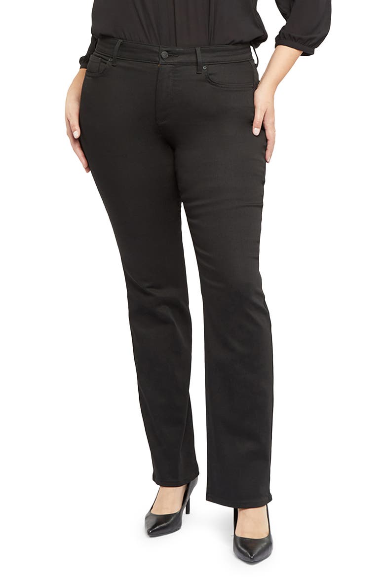 Marilyn Straight Leg Jeans, Main, color, BLACK RINSE