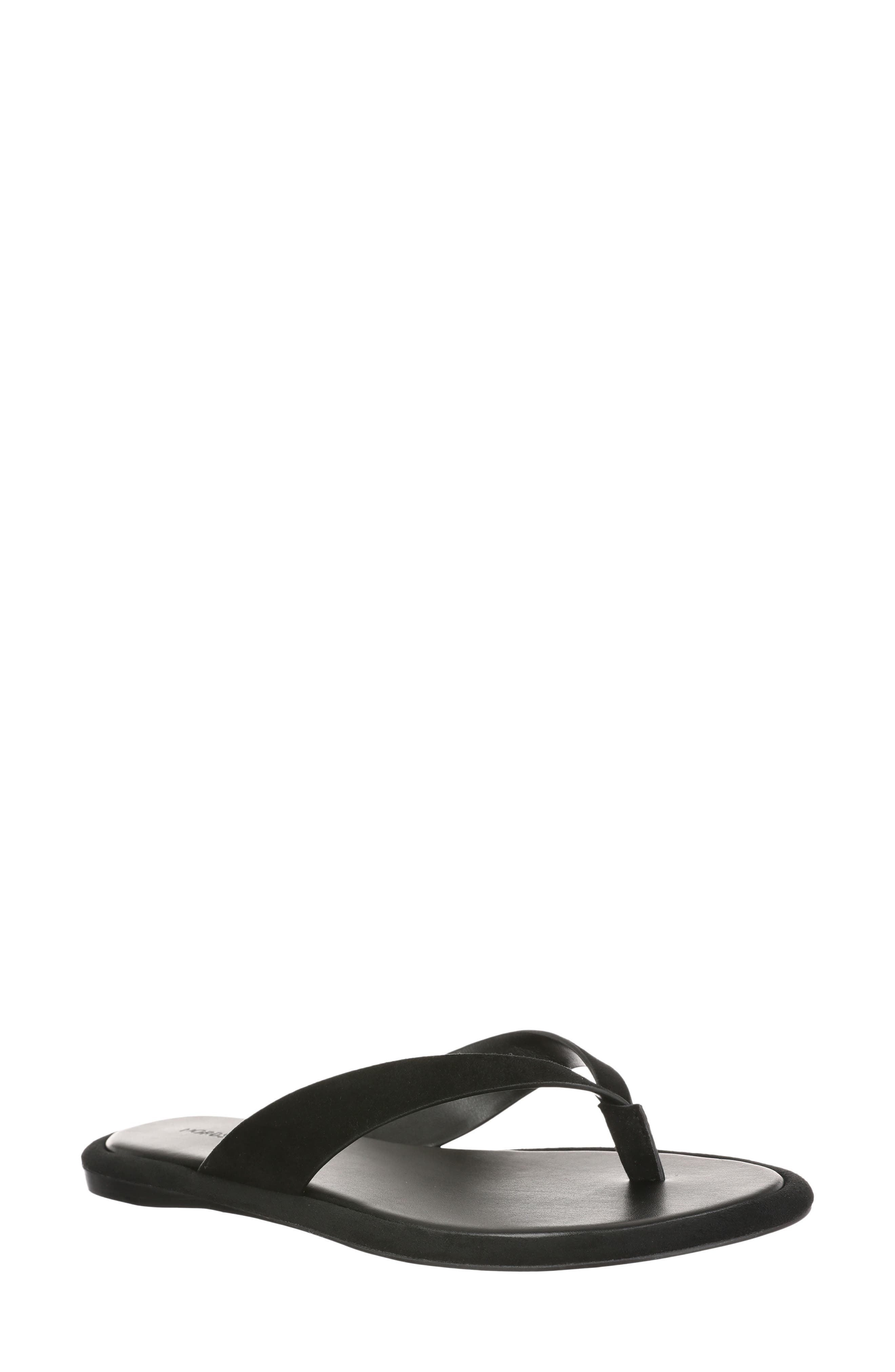 Nordstrom Eviana Flip Flop, Main, color, Black