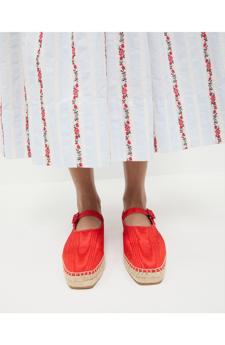 Loeffler Randall Clover Mary Jane Espadrille, Alternate, color, Red