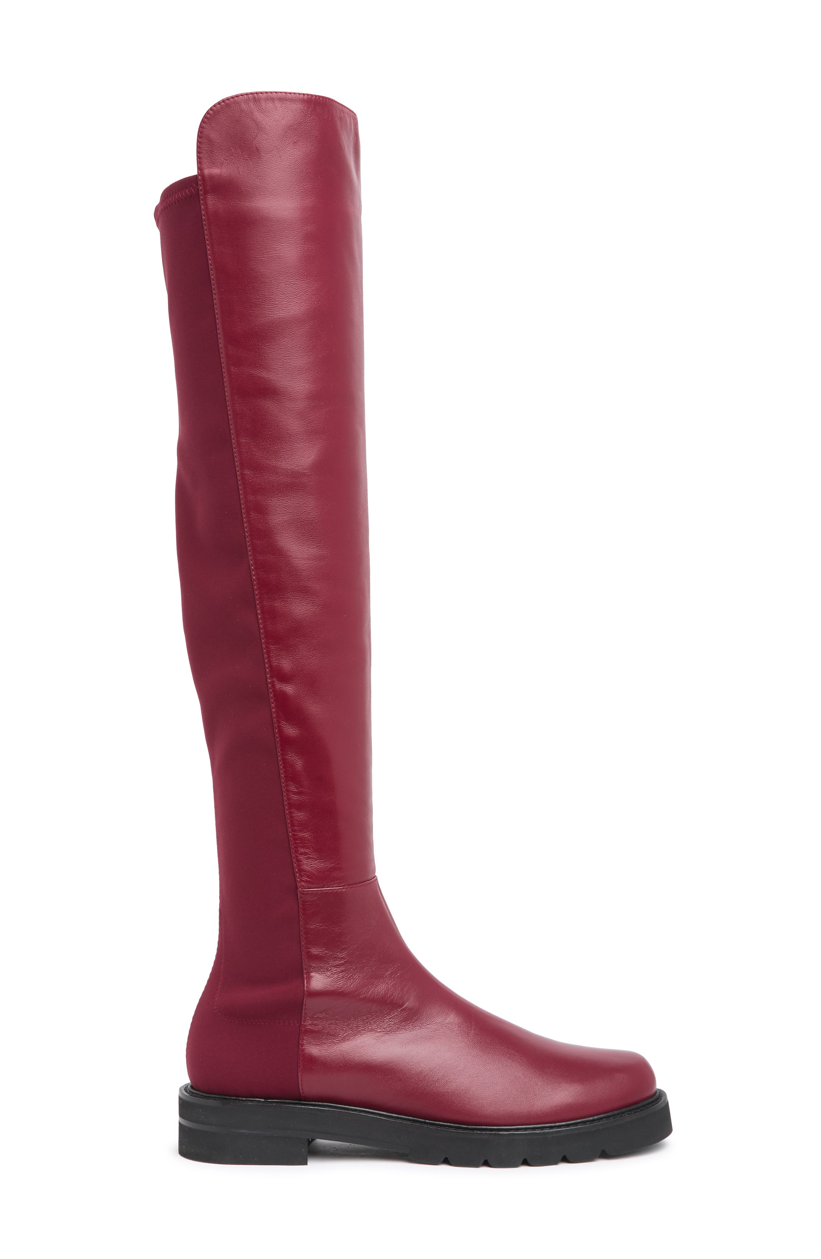 5050 Lift Over the Knee Boot - Wide Width Available, Alternate, color, PINOT