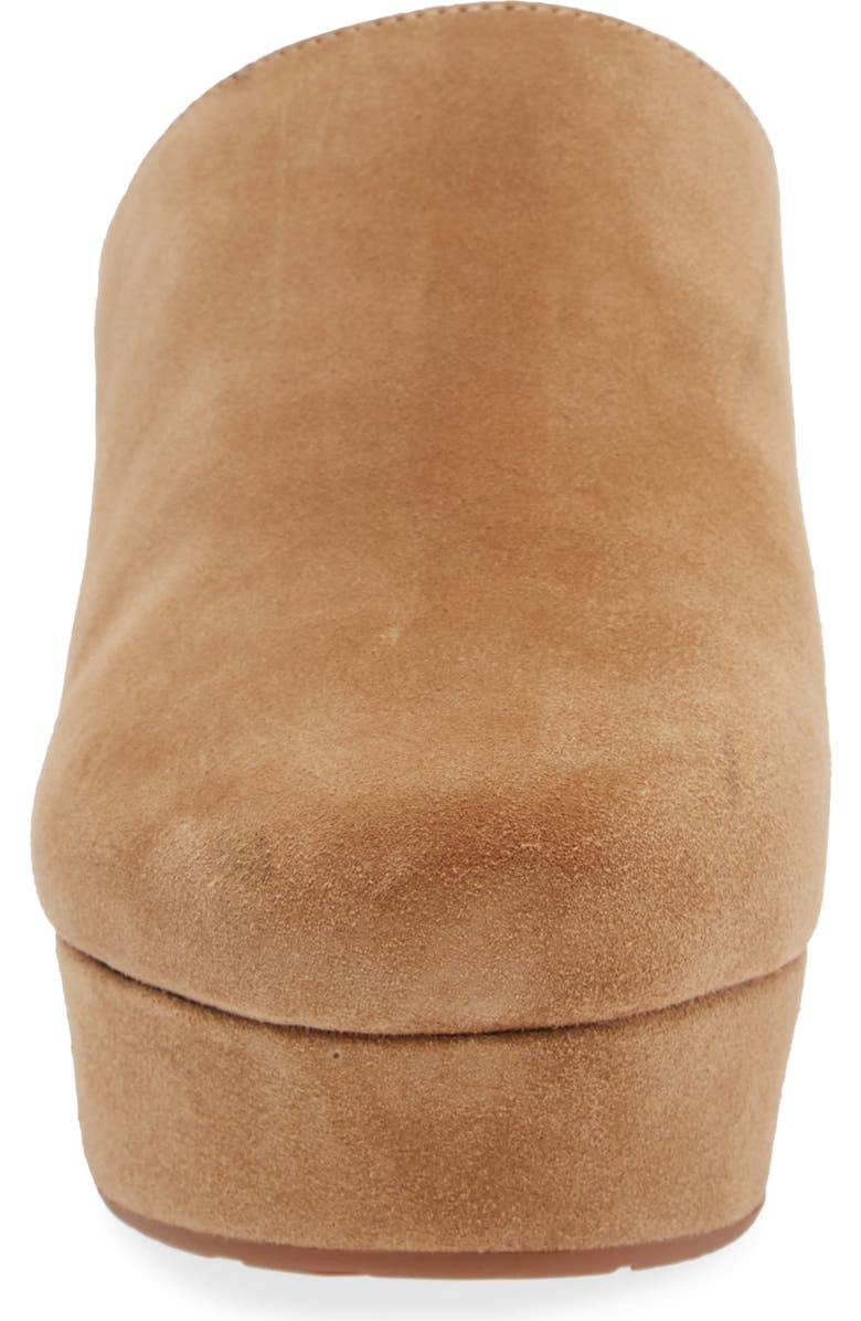 Chocolat Blu Ginette Platform Clog, Alternate, color, Camel Suede