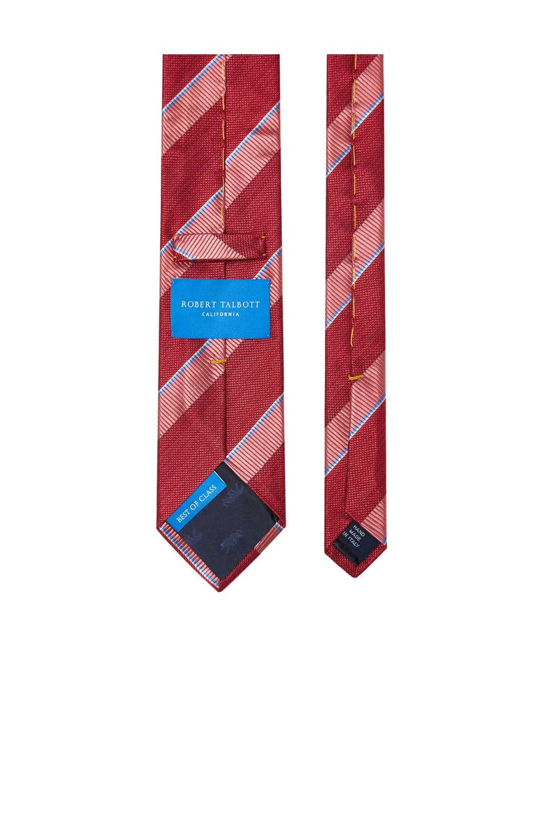Robert Talbott Robert Bold Stripe Best of Class Necktie, Alternate, color, Salmon