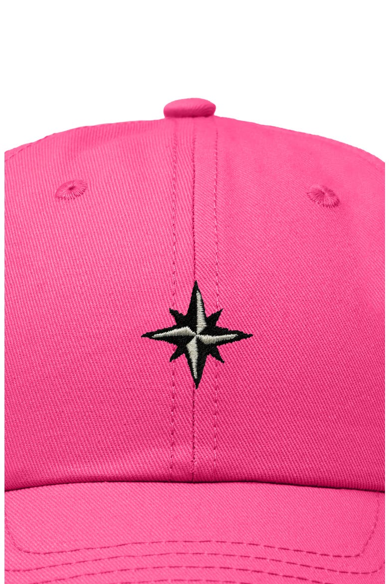 Starpoint Dad Cap, Alternate, color, Hot Pink