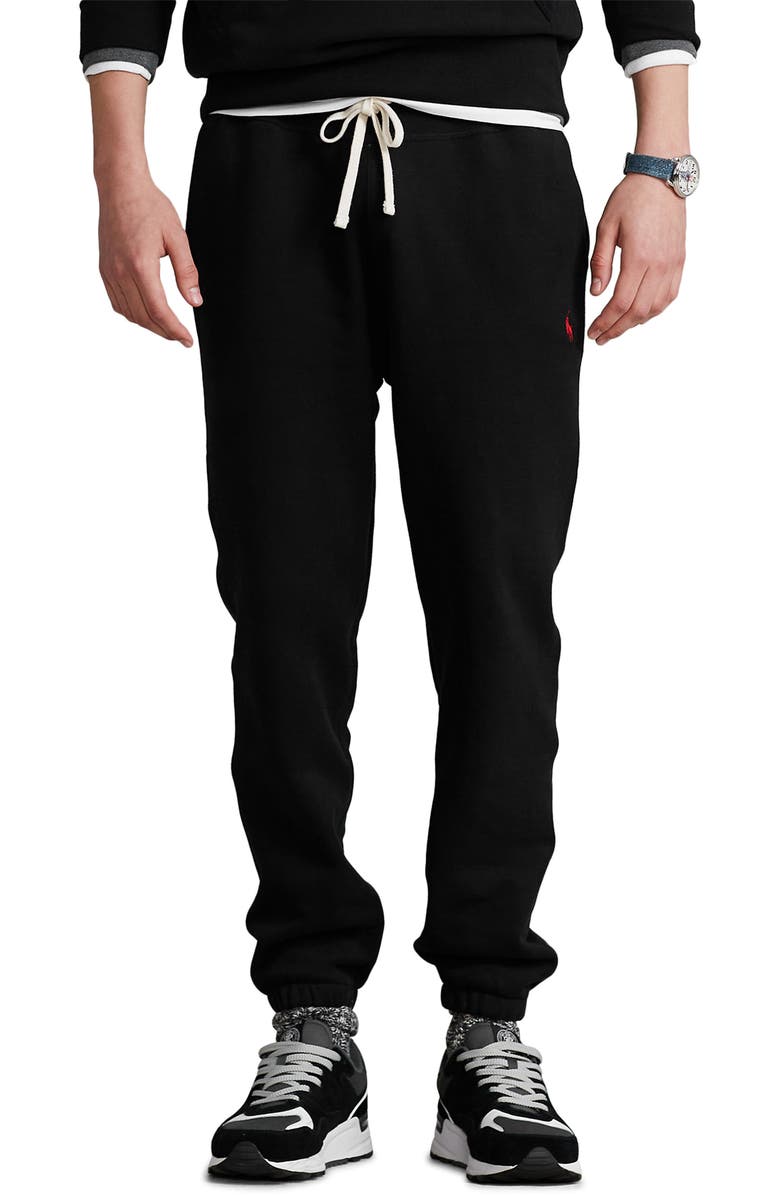 Polo Ralph Lauren Fleece Sweatpants, Main, color, Polo Black