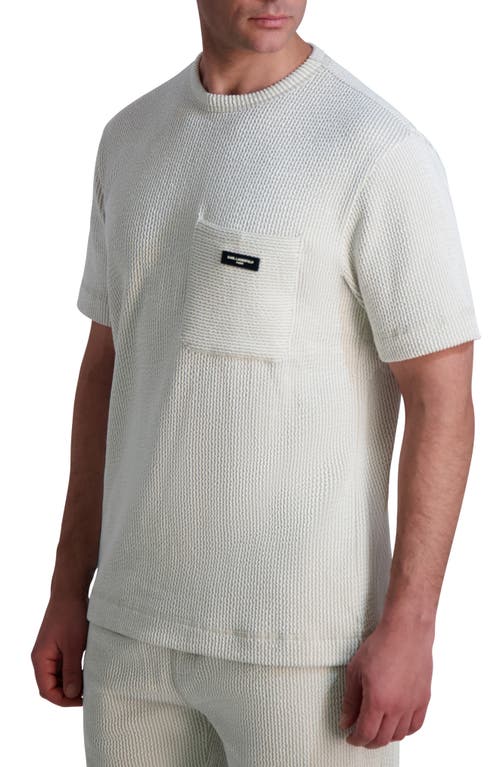 Karl Lagerfeld Paris Oversize Texture T-shirt In Brown
