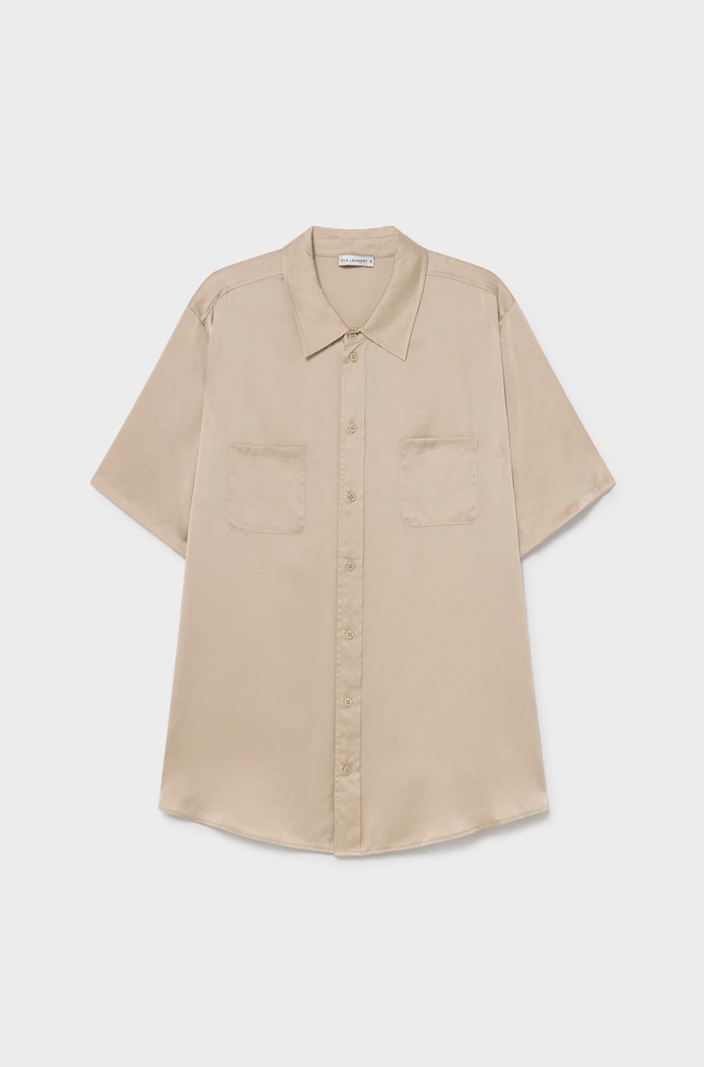 SHORT SLEEVE BOYFRIEND SHIRT HAZELNUT - image 2
