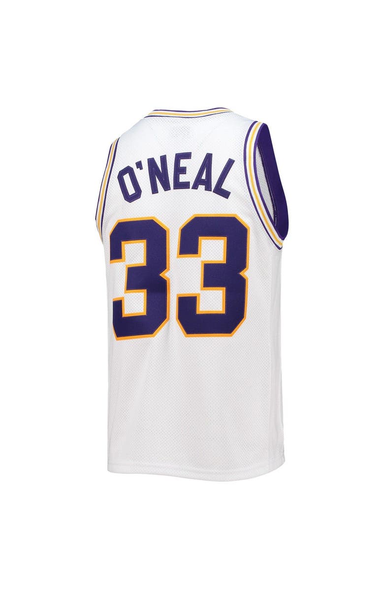 Retro Brand Men's Original Retro Brand Shaquille O'Neal White LSU Tigers Alumni Commemorative Classic Basketball Jersey, Alternate, color, 