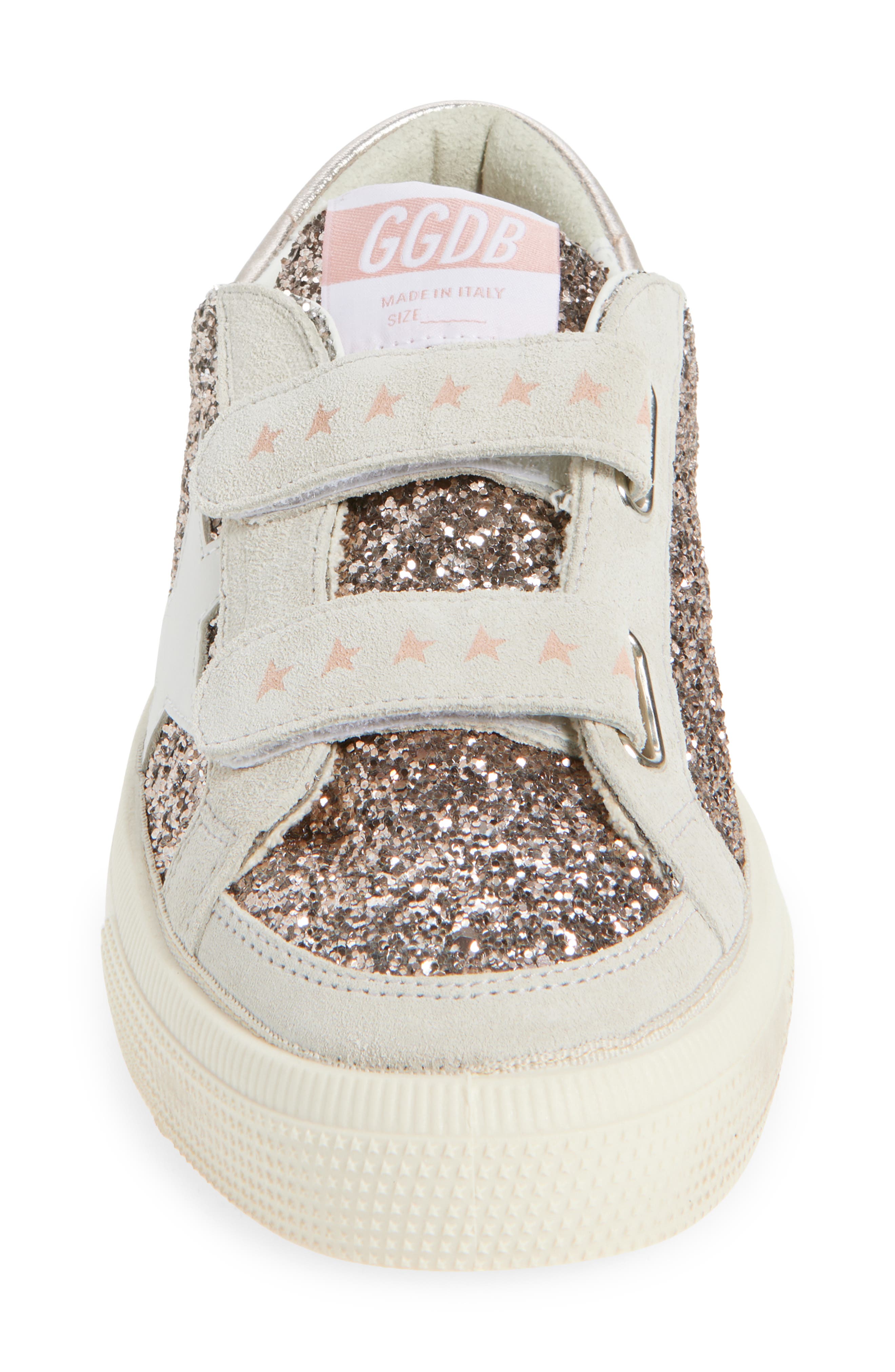 Golden Goose Kids' May School Sneaker, Alternate, color, Cinder/ Gray/ Milk/ Quartz