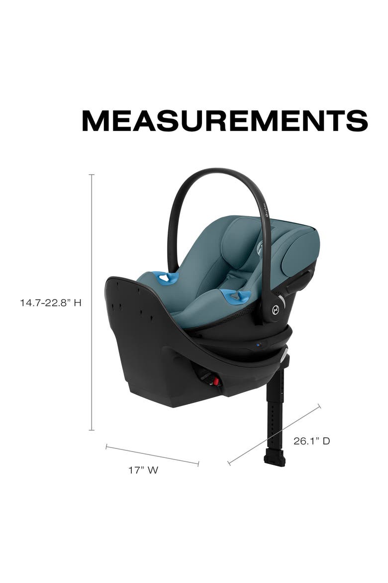 Aton G2 Infant Car Seat with Swivel Load Leg Base, Alternate, color, STORMY BLUE