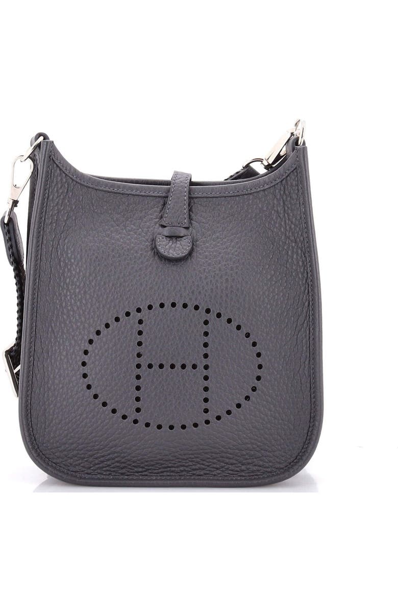 Pre-Owned Hermes Evelyne Bag Gen III Clemence TPM, Main, color, Gris Misty